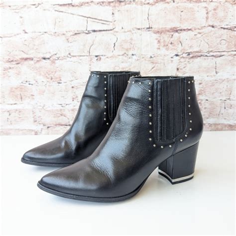 michael kors gemma booties|Michael Kors leather platform boots.